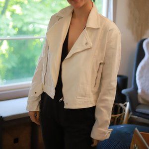 White Stylish Jean Jacket
